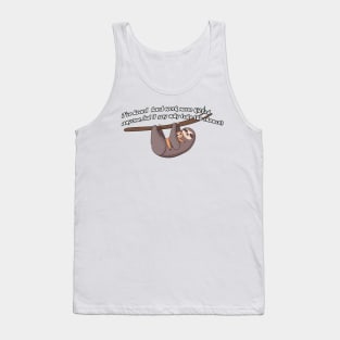 Sloth Design Shirt Tank Top